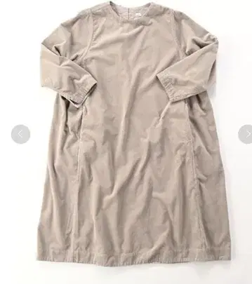 (새상품급)45R 11 코듀로이 A드레스 원피스 베이지 45rp