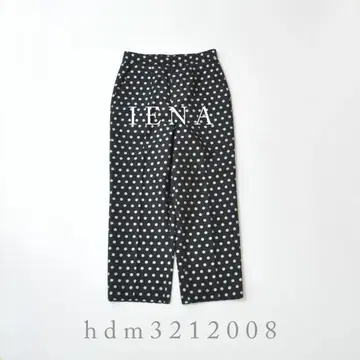 새상품급 IENA 이에나 도트 자카드 페그탑 팬츠