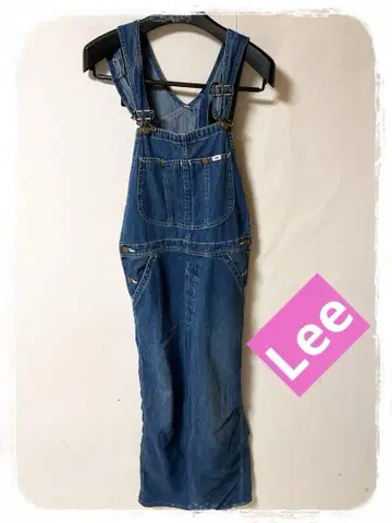 P1 Lee LM0254 오버롤 살로펫 데님 XS