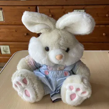 토끼 봉제 인형 [ 오버롤 ]
