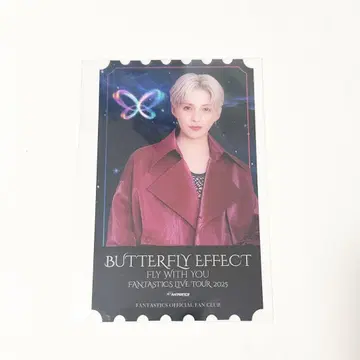 FANTASTICS 야기 유세이 클리어 픽처 티켓