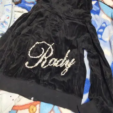 Rady 후드티 벨로아 비쥬 블랙 후드티 레어