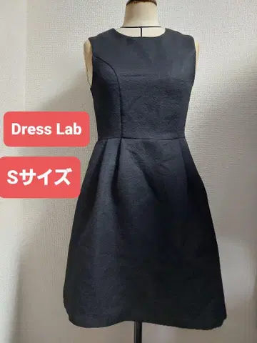 Dress Lab 슬리브리스 무릎 기장 원피스 S 사이즈 블랙