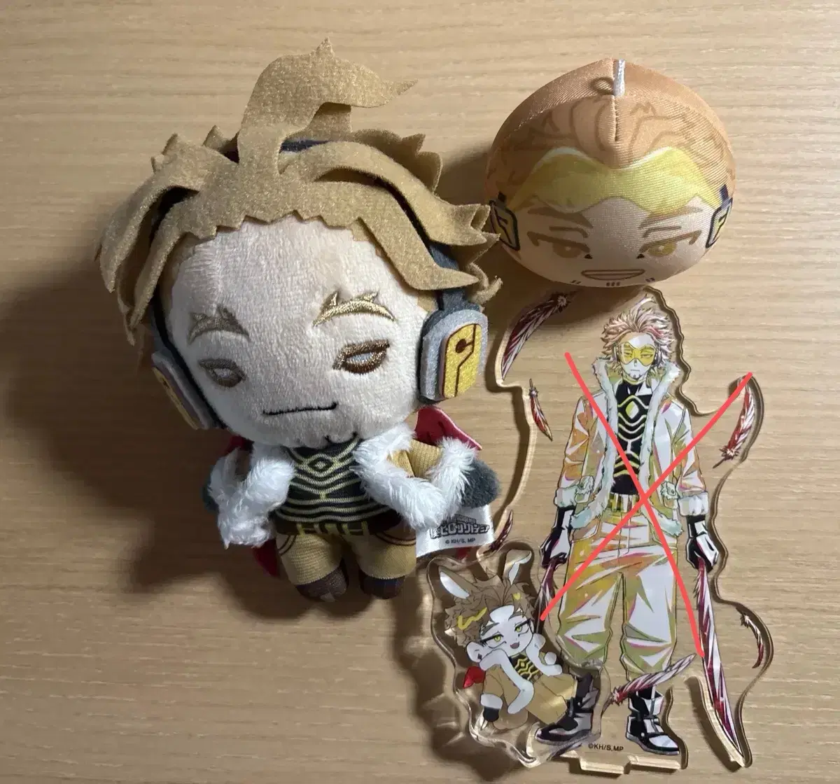 Urgent funds) My Hero Academia Hawks Nitotan Manju Corotto acrylic bulk