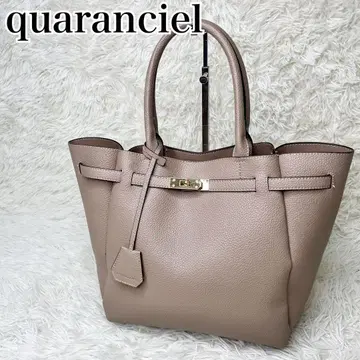 미사용급 SHIPS quaranciel 벨트 토트 A4 수납 베이지