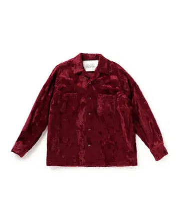 UNITED ARROWS & SONS FAKE FUR OPEN SHIRT