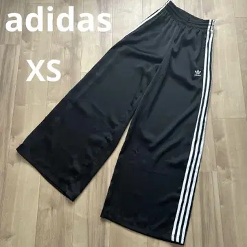 adidas 새틴 와이드 레그 팬츠 IU2520 XS 사이즈 블랙