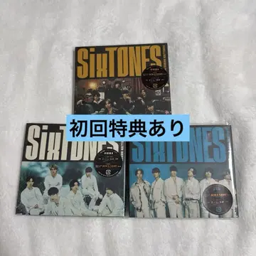 SixTONES GONG/ CD&DVD 3장 세트