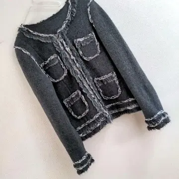 [ mure coeur ] 슈르쿨 노카라 자켓 집업 그레이