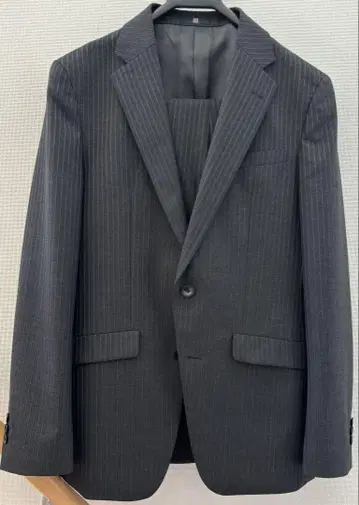 SUIT SELECT 다크 그레이 스트라이프 수트 [새상품급]