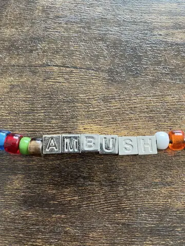 AMBUSH 멀티 컬러 비즈 팔찌