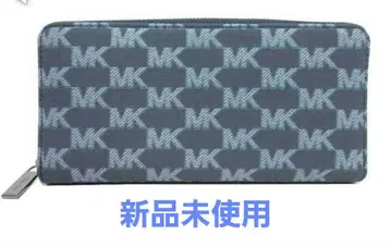 MICHAEL KORS 시그니처 장지갑 멀티 블루 미사용 새상품