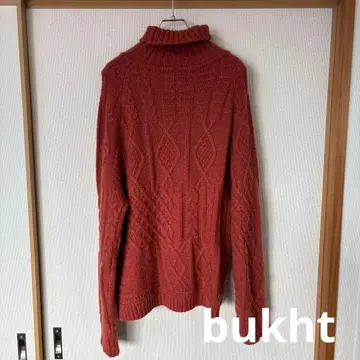 bukht 하이넥 케이블 니트