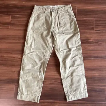 UNITED ARROWS 밀리터리 베이커 팬츠 카키 M 사이즈