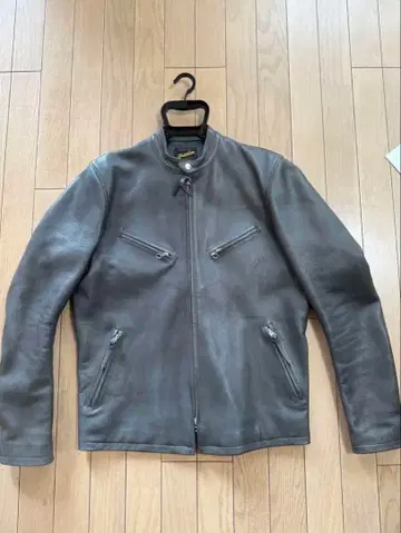 Freedom 카우 가죽 싱글 라이더 자켓 40