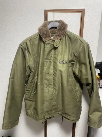 HOUSTON N-1 덱 자켓 XL 올리브