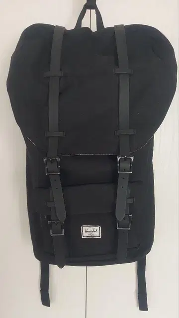 Herschel 블랙 롤탑 백팩