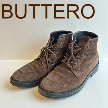 대특가 BUTTERO 부테로 스웨이드 부츠 브라운 26cm 정도