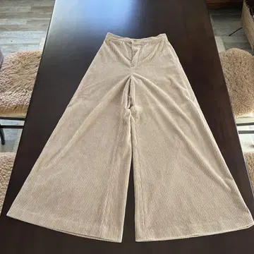 Pont Herman 코듀로이 와이드 팬츠 베이지
