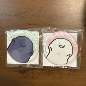 오분구와 함께 namcoparks 캔뱃지 2개 세트