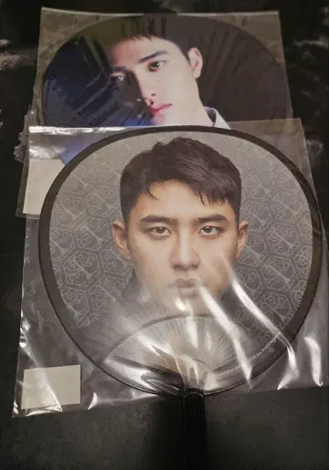 EXO D.O. 경수 부채 세트
