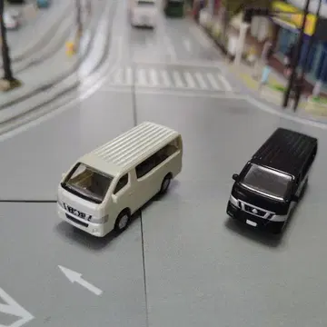 카 컬렉션 미니밴 2대 세트 1/150