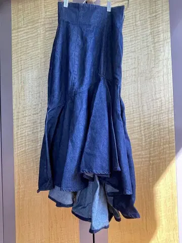 SNIDEL 데님 플레어 스커트