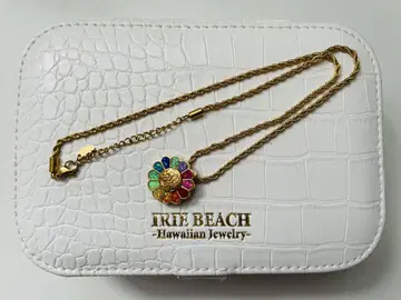 IRIE BEACH 컬러풀 꽃 목걸이