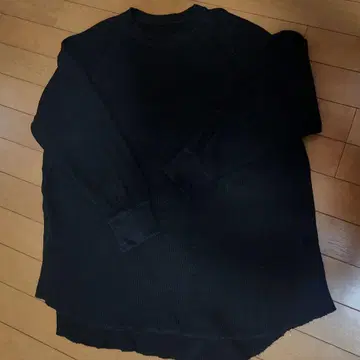 nest Robe 코튼 와플 래글런 슬리브 풀오버