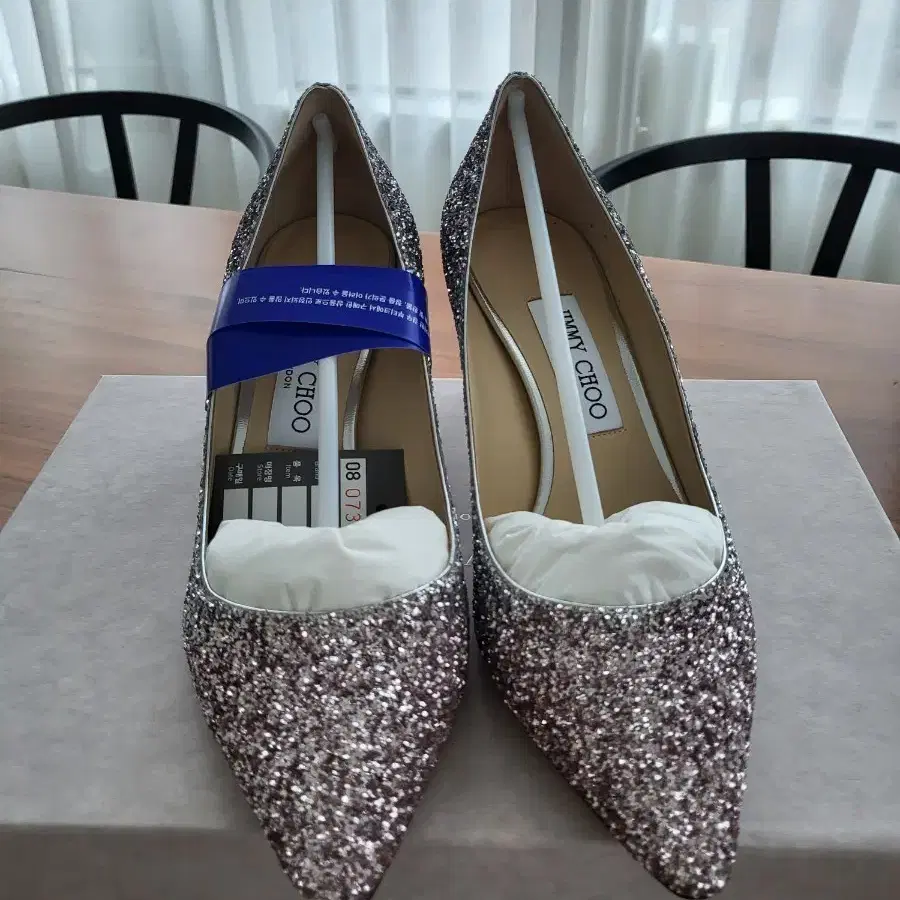 Jimmychoo Jimmy60 38 (Glitter Pumps Heel)