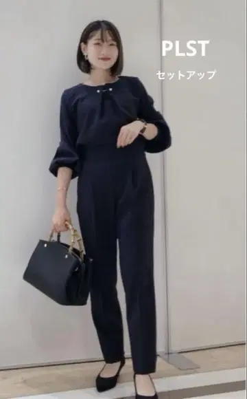 [ 미사용 ] PLST 네이비 셋업