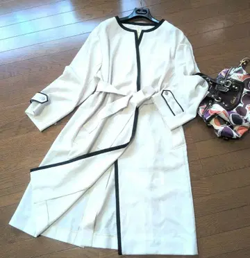 새상품 마리게 퍼 에프데 트렌치코트 스프링 코트 벨트 포함 15호