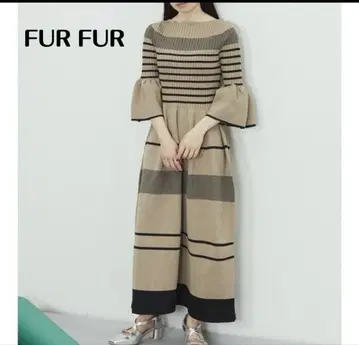 새상품 FUR FUR 마린 보더 니트 원피스