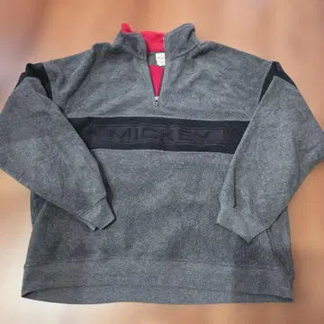 [레어] 디즈니 긴팔 플리스 상의 빈티지 올드 미키