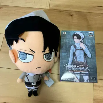 진격의 거인 리바이 봉제 인형 DXF 피규어 세트