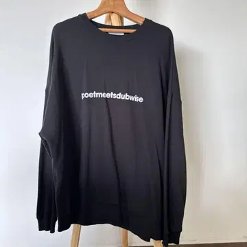 poet meets dubwise 블랙 맨투맨