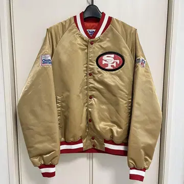 chalk line 49ers 바시티 자켓 90s USA제