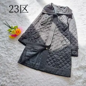 [ 23KU ] 퀼팅 자켓 경량 블랙 아우터 방한
