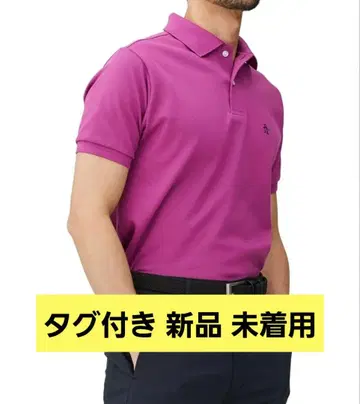 [ 새상품 ] 먼싱웨어 10년 피케 셔츠 보라색 골프 남성용 반팔