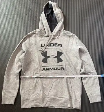 언더아머 그레이 후드 부착 후드티