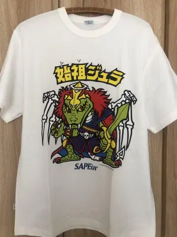 SAPeur 빅쿠리맨 T셔츠 M 화이트