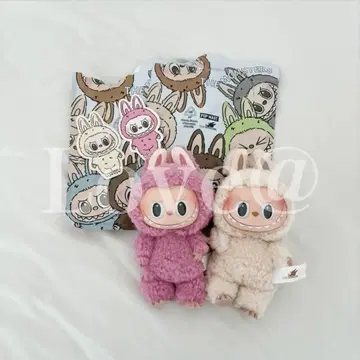 LABUBU 라브브 마카롱 소이밀크 라이치베리 핑크