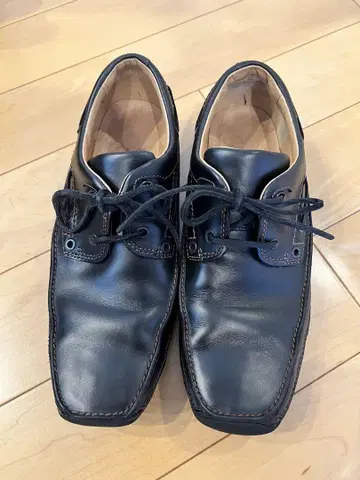 [ Claks ] 블랙 가죽 드레스 슈즈 레이스업
