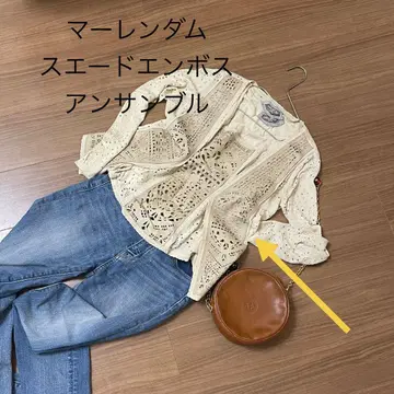 마렌담 스웨이드 시스루 앙상블
