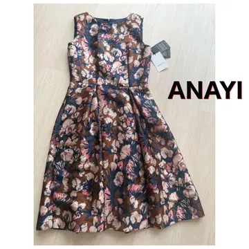 ANAYI 꽃무늬 슬리브리스 원피스 38