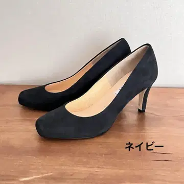 미사용품 카리노 펌프스 23.5cm 네이비