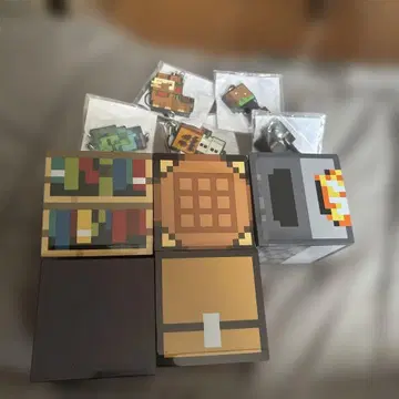 Minecraft 키링과 박스 세트