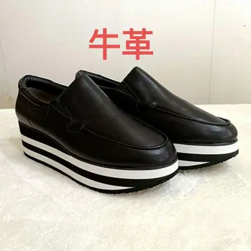PECHINCHER 천연 가죽 보더 밑창 슬립온 SCOTCLUB
