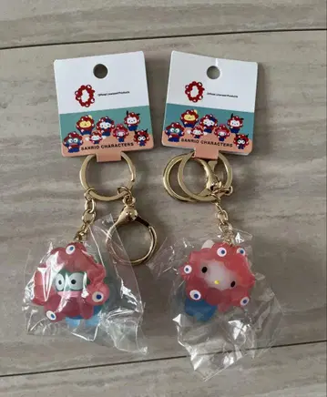 오사카 간사이 만박 산리오 x 미야쿠미야쿠 변신 마스코트 키링 클리어
