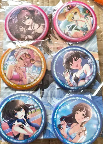 아이돌 마스터 신데렐라 걸스 데레스테 캔뱃지 6개